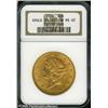 Image 1 : 1906 $20  MS62 NGC. Ex: Eagle Collection. The desig