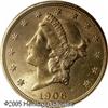 Image 1 : 1906-D $20  MS63 NGC. Ex: Eagle Collection. The 190