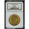 Image 1 : 1907 $20  MS62 NGC. Crisply struck on the design el