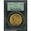 Image 3 : 1907-D $20  MS65 PCGS. Final-year of issue, lower g