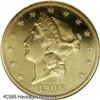 Image 1 : 1906 $20  PR65 NGC. A memorable piece with bright y
