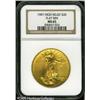 Image 3 : 1907 $20  High Relief, Flat Rim MS65 NGC. Struck wi