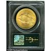 Image 2 : 1907 $20  Arabic Numerals MS62 PCGS. Exceptional lu