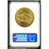 Image 2 : 1907 $20  Arabic Numerals MS62 NGC. A highly lustro