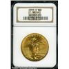 Image 1 : 1909-S $20  MS64 NGC. Honey-gold colored with lustr