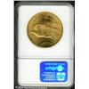 Image 2 : 1909-S $20  MS64 NGC. Honey-gold colored with lustr