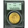Image 1 : 1910 $20  MS60 PCGS. Somewhat softly struck, with l