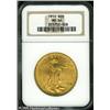 Image 1 : 1910 $20  MS64 NGC. Satiny, matte-like surfaces wit