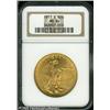 Image 1 : 1911-S $20  MS64 NGC. Boldly struck with satiny, ma
