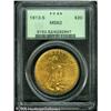 Image 1 : 1913-S $20  MS62 PCGS. An attractive example with r