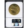 Image 2 : 1913-S $20  MS62 NGC. Ex: Richmond Collection. A lu