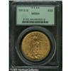 Image 3 : 1913-S $20  MS64 PCGS. A crisp strike and rich oran