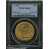 Image 1 : 1914-D $20  MS62 PCGS. Lightly abraded surfaces wit