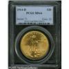 Image 1 : 1914-D $20  MS64 PCGS. Well struck with sparkling,