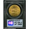 Image 2 : 1914-D $20  MS64 PCGS. Light green and pink-gold to