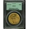 Image 1 : 1914-S $20  MS63 PCGS. As one would expect from the