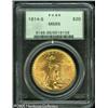 Image 1 : 1914-S $20  MS65 PCGS. A splendid Gem example of th