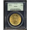 Image 3 : 1915 $20  MS64 PCGS. Another attractive example of