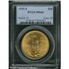 Image 1 : 1915-S $20  MS64 PCGS. Nicely struck, with peach-go