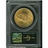 Image 2 : 1922 $20  MS62 PCGS. Light golden colored with cloc