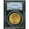 Image 1 : 1922 $20  MS64 PCGS. Fully struck and highly lustro