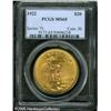 Image 1 : 1922 $20  MS65 PCGS. A scarce and desirable date to