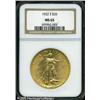 Image 3 : 1922-S $20 MS65 NGC. As an issue, the heavily melt