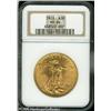 Image 1 : 1923 $20  MS64 NGC. A pleasing, lustrous coin that