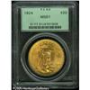 Image 1 : 1924 $20  MS61 PCGS. An older holder representative