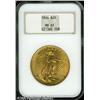 Image 1 : 1924 $20  MS61 NGC. Brilliant and sharply struck wi