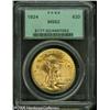Image 1 : 1924 $20  MS62 PCGS. Distributed minor luster graze
