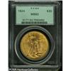 Image 1 : 1924 $20  MS62 PCGS. Splashes of peach color confir