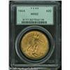 Image 1 : 1924 $20  MS62 PCGS. A modicum of marks shows on th