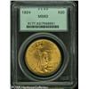 Image 1 : 1924 $20  MS63 PCGS. Flashy luster presides over th