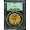 Image 1 : 1924 $20  MS63 PCGS. Generally well struck, with ap