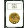 Image 1 : 1924 $20  MS63 NGC. Splendid yellow-gold luster wit