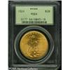 Image 1 : 1924 $20  MS64 PCGS. Exceptional with fields that a