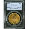 Image 1 : 1924 $20  MS64 PCGS. Well struck throughout, with b
