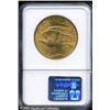 Image 2 : 1924 $20  MS64 NGC. Lustrous with frosty yellow-gol
