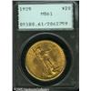Image 1 : 1925 $20  MS61 PCGS. Rich honey-gold color with dee