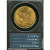 Image 2 : 1925 $20  MS61 PCGS. Rich honey-gold color with dee