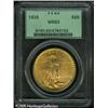 Image 1 : 1925 $20  MS62 PCGS. A honey-gold example with rich