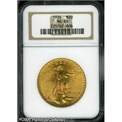 1926 $20  MS65 NGC. This is an impressive Gem with