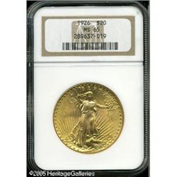 1926 $20  MS65 NGC. Minimally abraded and brilliant