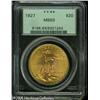 Image 1 : 1927 $20  MS63 PCGS. Fully lustrous and minimally m