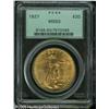 Image 1 : 1927 $20  MS63 PCGS. The surfaces produce a fine lu