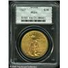 Image 1 : 1927 $20  MS64 PCGS. A crisply struck and lustrous