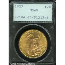 1927 $20  MS65 PCGS. The Capitol building is well s