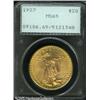 Image 1 : 1927 $20  MS65 PCGS. The Capitol building is well s