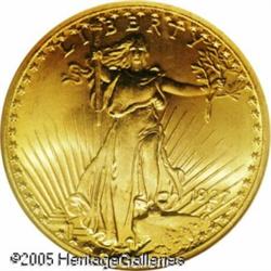 1927 $20  MS66 NGC. A splendid example of this plen